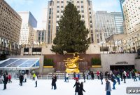 Rockefeller Center Ice Rink Reopens for the Season in NYC