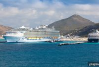 Three Giant Cruise Ships Meet at Sea for the First Time