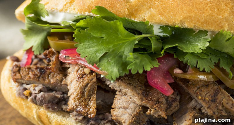 Mexican Beef Torta
