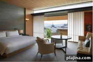 Park Hyatt Kyoto King Deluxe guestroom