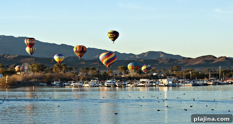 hot air balloons