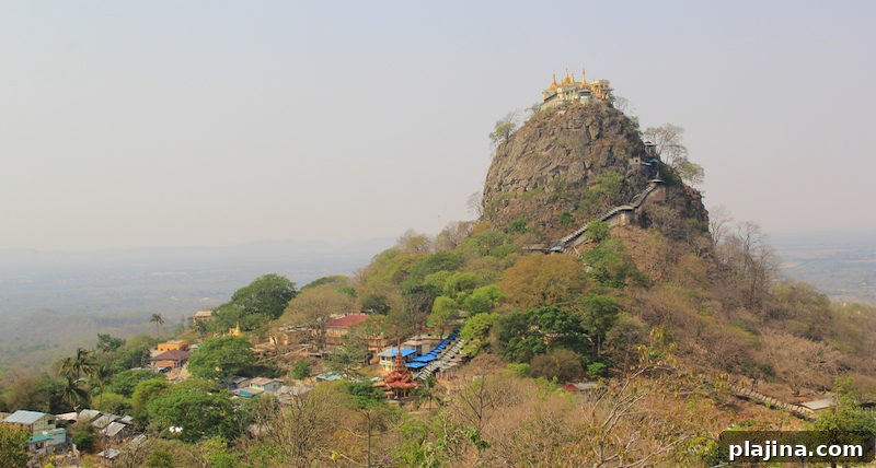 Mount Popa monastery
