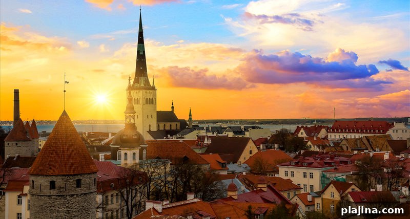 Tallinn skyline