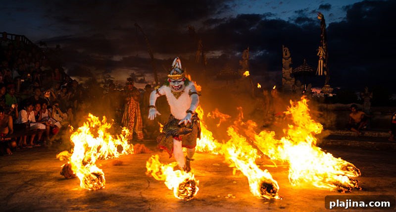 Balinese kecak Hindu dance