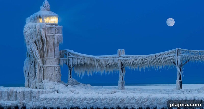 Outer Lighthouse of St. Joseph North Pier Lighthouse
