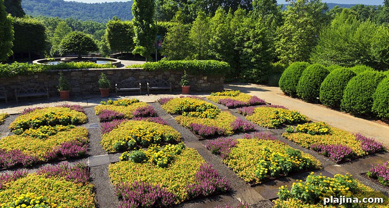 Quilt Garden in North Carolina Arboretum