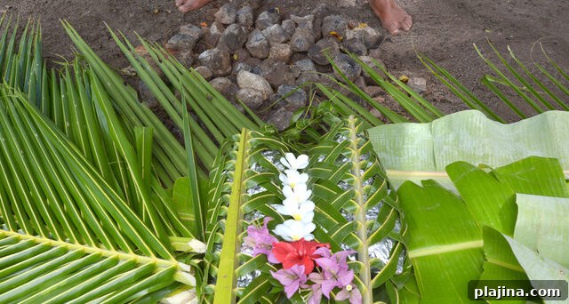A Fiji lovo ceremony