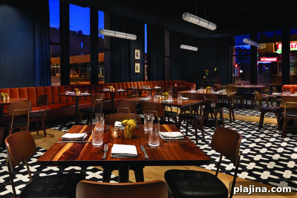 Bishop Restaurant interior at The Central Station Hotel