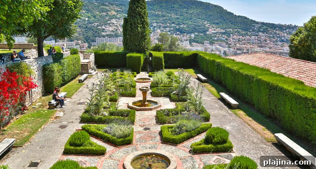 Garden of Cimiez monastery