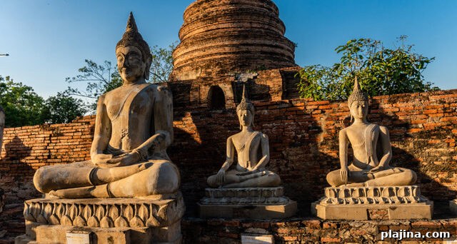 Buddha Statues of Wat Yai Chaimongkol