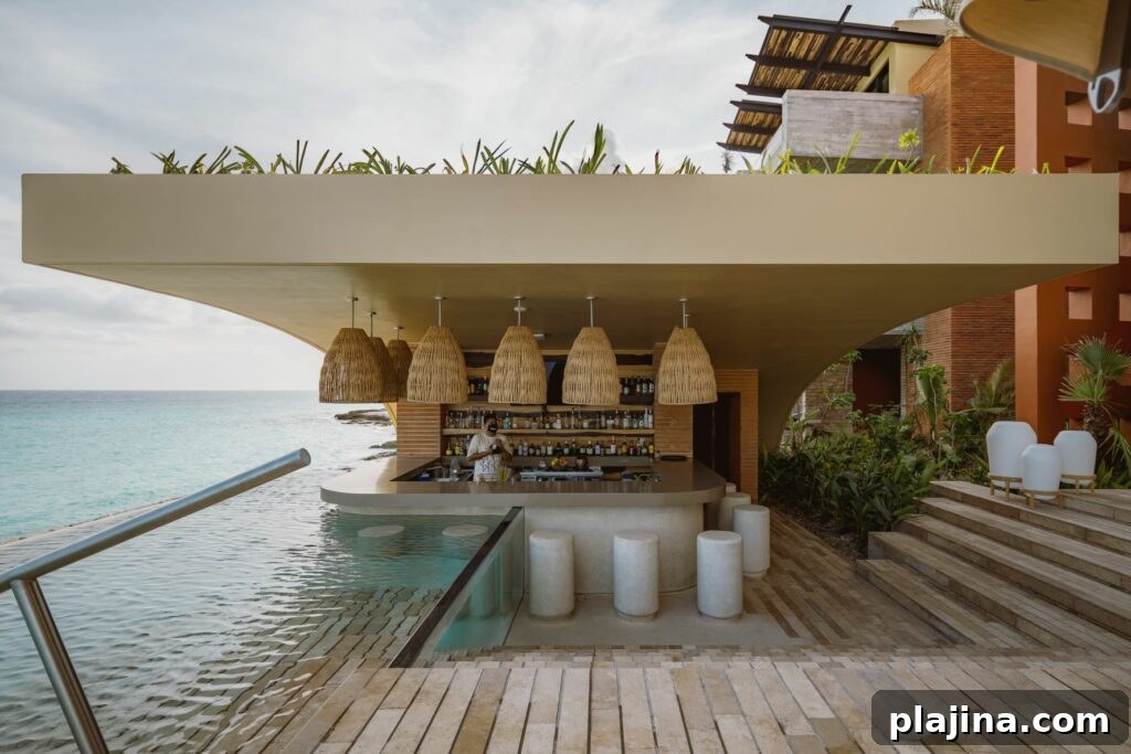 pool and bar