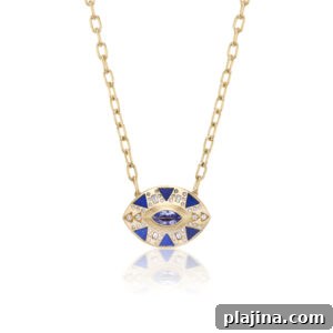 Harwell Godfrey Cleopatra’s Eye Pendant Necklace