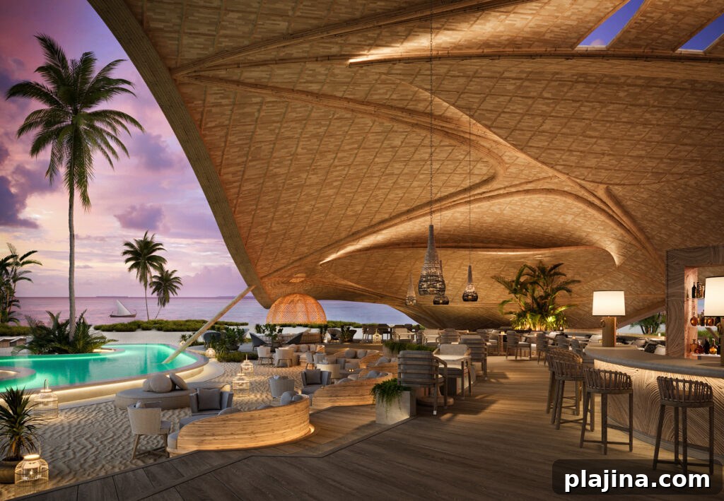 Corinthia Maldives interior or pool concept