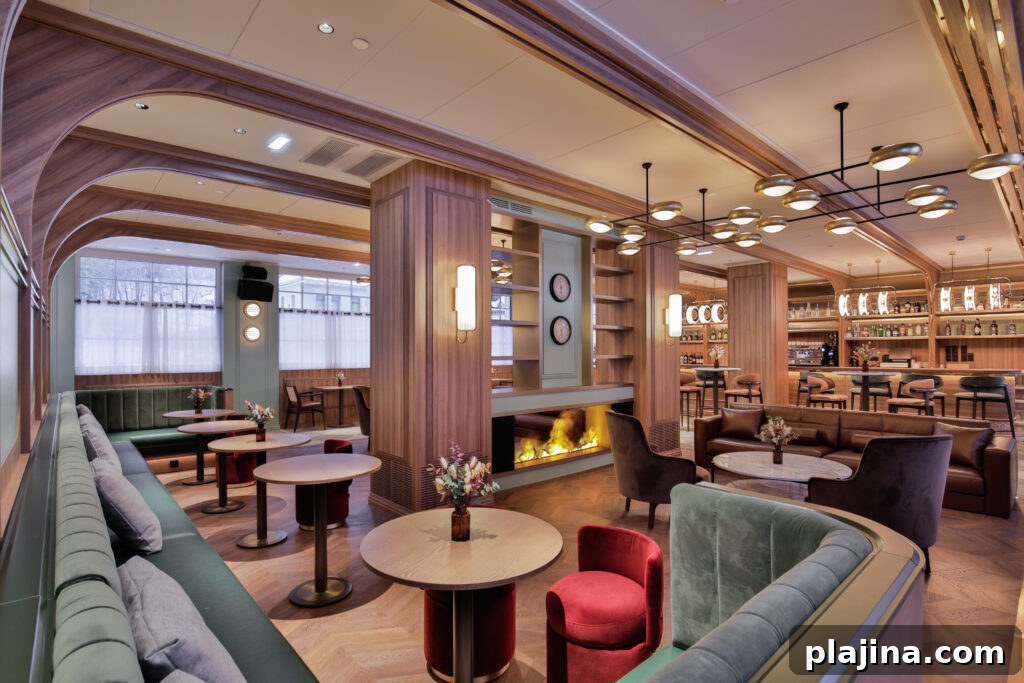 Interior dining in rail carriage