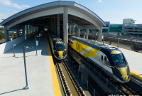 Cruisers Ride Brightline to South Florida Cruise Ports