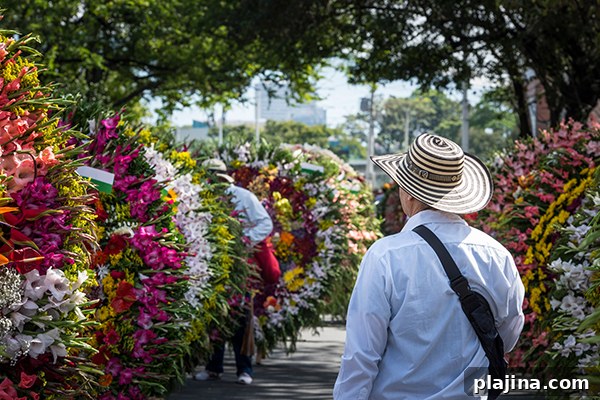 judging of a silleta, moments before the start of the parade. Silletero´s Parade. Medellín Colombia.