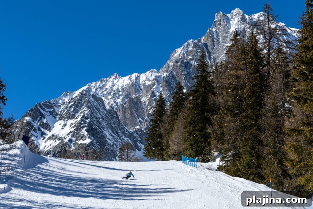 skiing