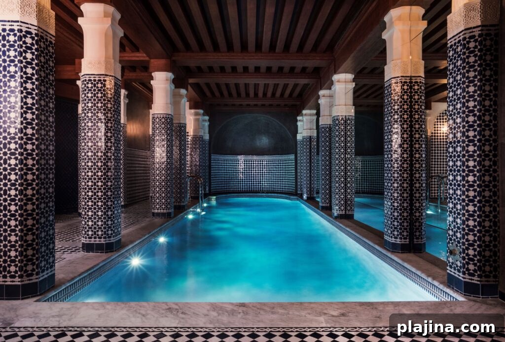 Maison Proust spa pool and treatment rooms