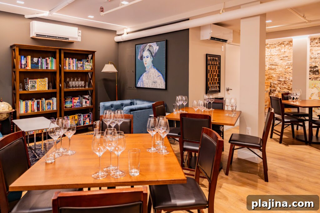 downstairs wine bar