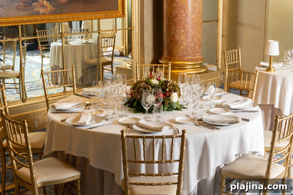 Festive dining at El Palace Barcelona