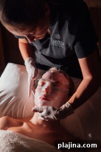 Spa treatment room