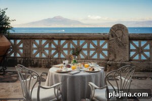 Bellevue Syrene breakfast terrace