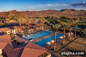 Resort pool complex