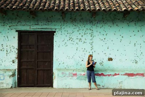 An American tourist in Granada, Nicaragua