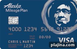 © ALASKA AIRLINES SIGNATURE CARD FROM BANK OF AMERICA