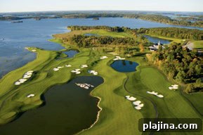 PerryGolf offers cruises which include golf at Bro Hof Slott in Stockholm, Sweden © PERRY GOLF