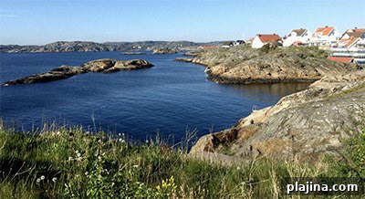 Kladesholmen coastline in West Sweden