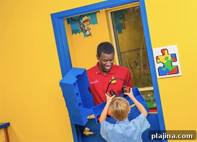 LEGOLAND's quiet room for guests with autism who may have difficulty waiting in line 