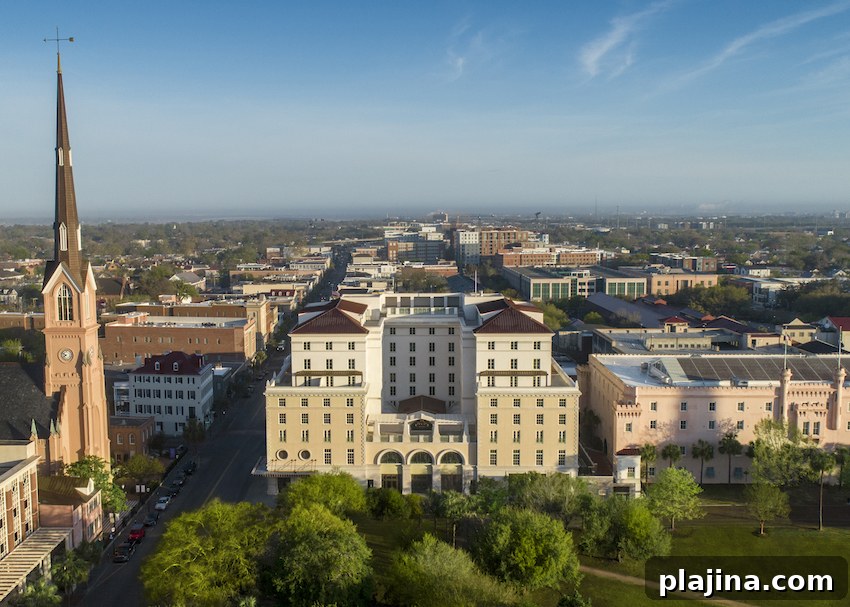Aerial of Hotel Bennett © Hotel Bennett