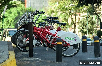 Bikes available to rent in the city © AGCUESTA | DREAMSTIME.COM