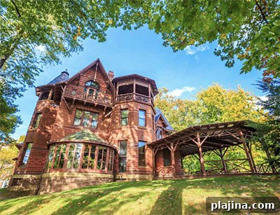 Mark Twain House, where the author and his family lived from 1874 to 1891 