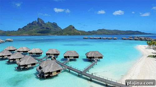 Four Seasons Bora Bora overwater bungalows