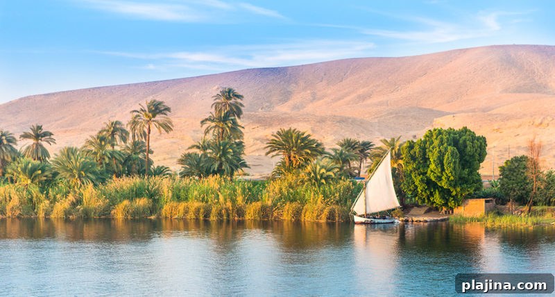 River Nile in Egypt.