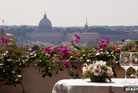 Breakfast with a View at Hotel Mediterraneo in Rome