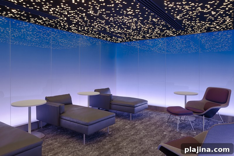 Moonrise Tranquility Room at Centurion Lounge at LAX