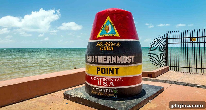 Southernmost point buoy