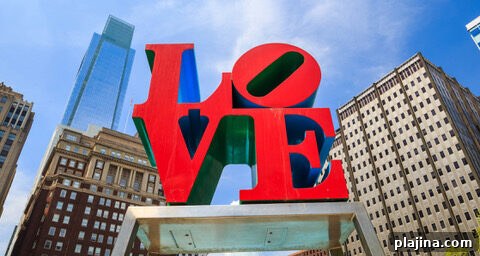 LOVE sculpture