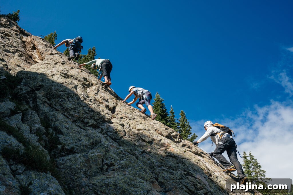 rock climbing
