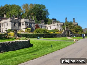 Village lane in Tissington