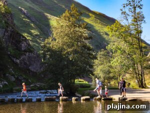 Dovedale stepping stones
