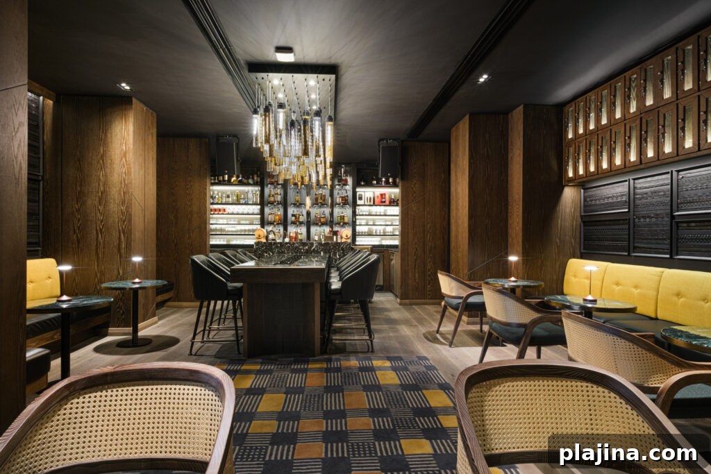 Bar counter at Cellar & Barrel
