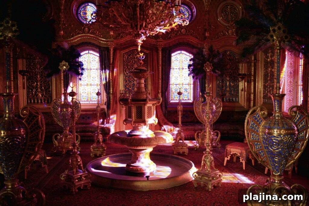 Interior detail at Schachen