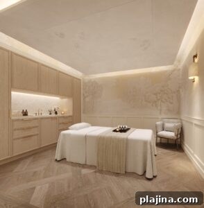 Spa treatment room
