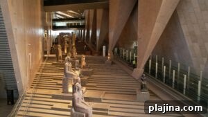 Grand staircase inside GEM