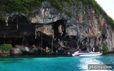 Viking Cave with birds’ nests, Koh Phi Phi Leh