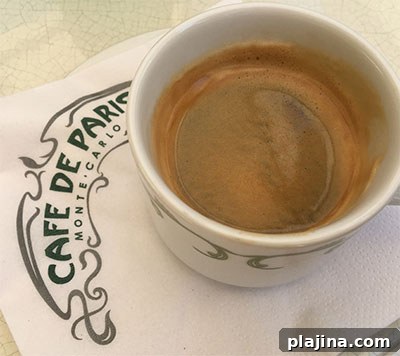 Coffee at Café de Paris